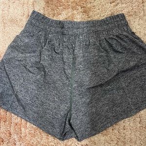 Gray & Black Lululemon shorts size 6